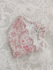 画像3: キラキラビジューのマスクA　完成品   (akiko) (3)