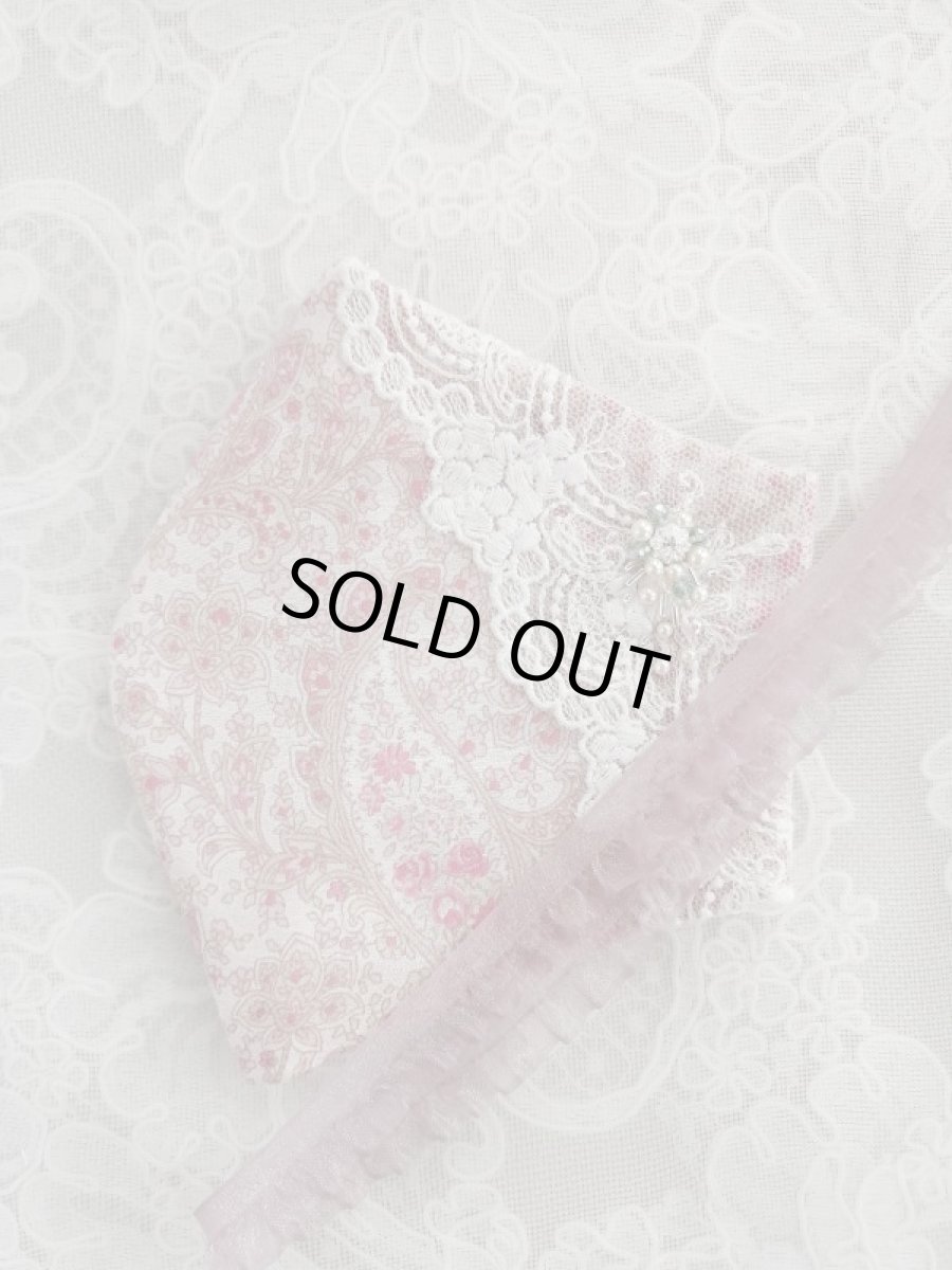 画像6: キラキラビジューのマスクA　完成品   (akiko) (6)