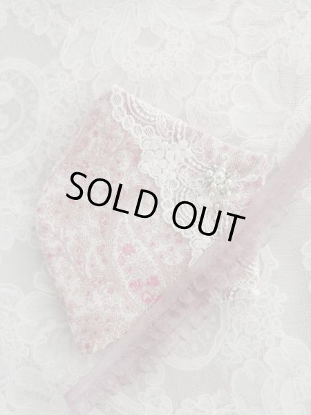 画像6: キラキラビジューのマスクA 完成品   (akiko) (6)