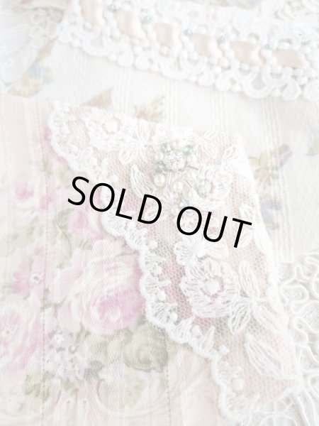 画像2: キラキラビジューのマスクC　完成品   (akiko) (2)