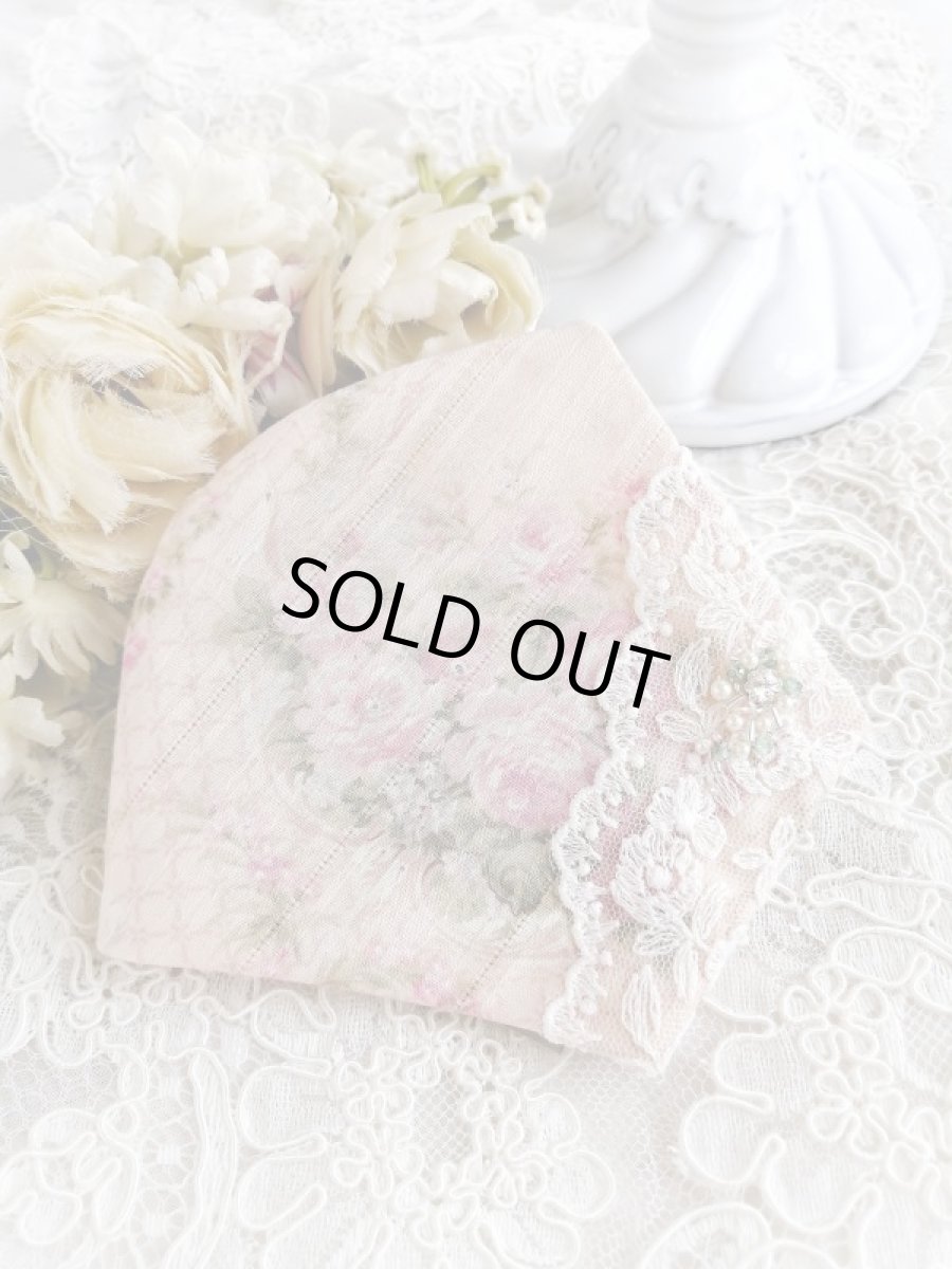 画像1: キラキラビジューのマスクC　完成品   (akiko) (1)