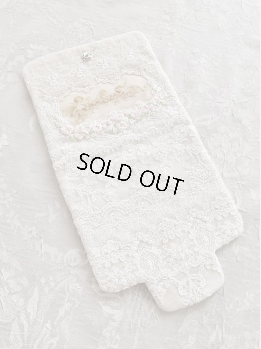 画像2: キラキラビジューのマスクとマスクケースG　完成品   (akiko) (2)