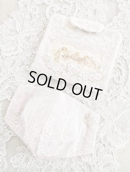 画像8: キラキラビジューのマスクとマスクケースE　完成品   (akiko) (8)