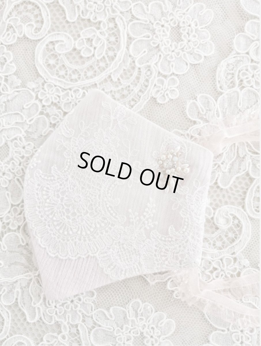 画像8: キラキラビジューのマスクとマスクケースF　完成品   (akiko) (8)