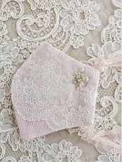 画像8: キラキラビジューのマスクとマスクケースF　完成品   (akiko) (8)