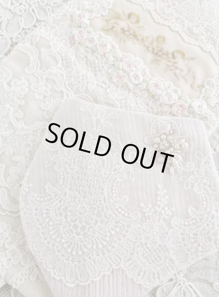 画像6: キラキラビジューのマスクとマスクケースF　完成品   (akiko) (6)