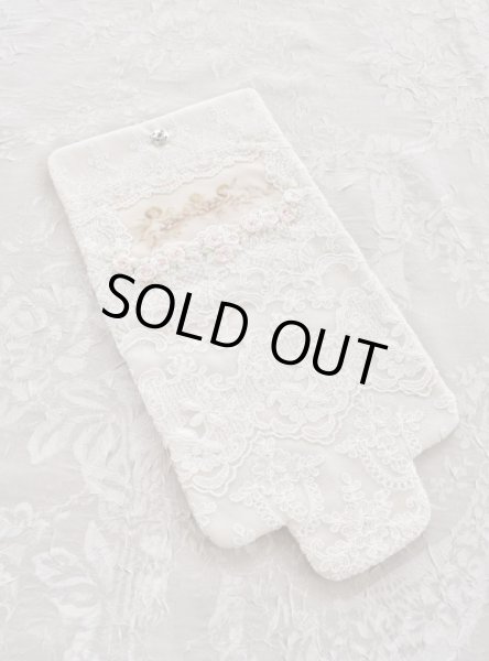 画像2: キラキラビジューのマスクとマスクケースF　完成品   (akiko) (2)