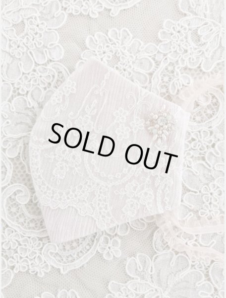 画像6: キラキラビジューのマスクとマスクケースG　完成品   (akiko) (6)