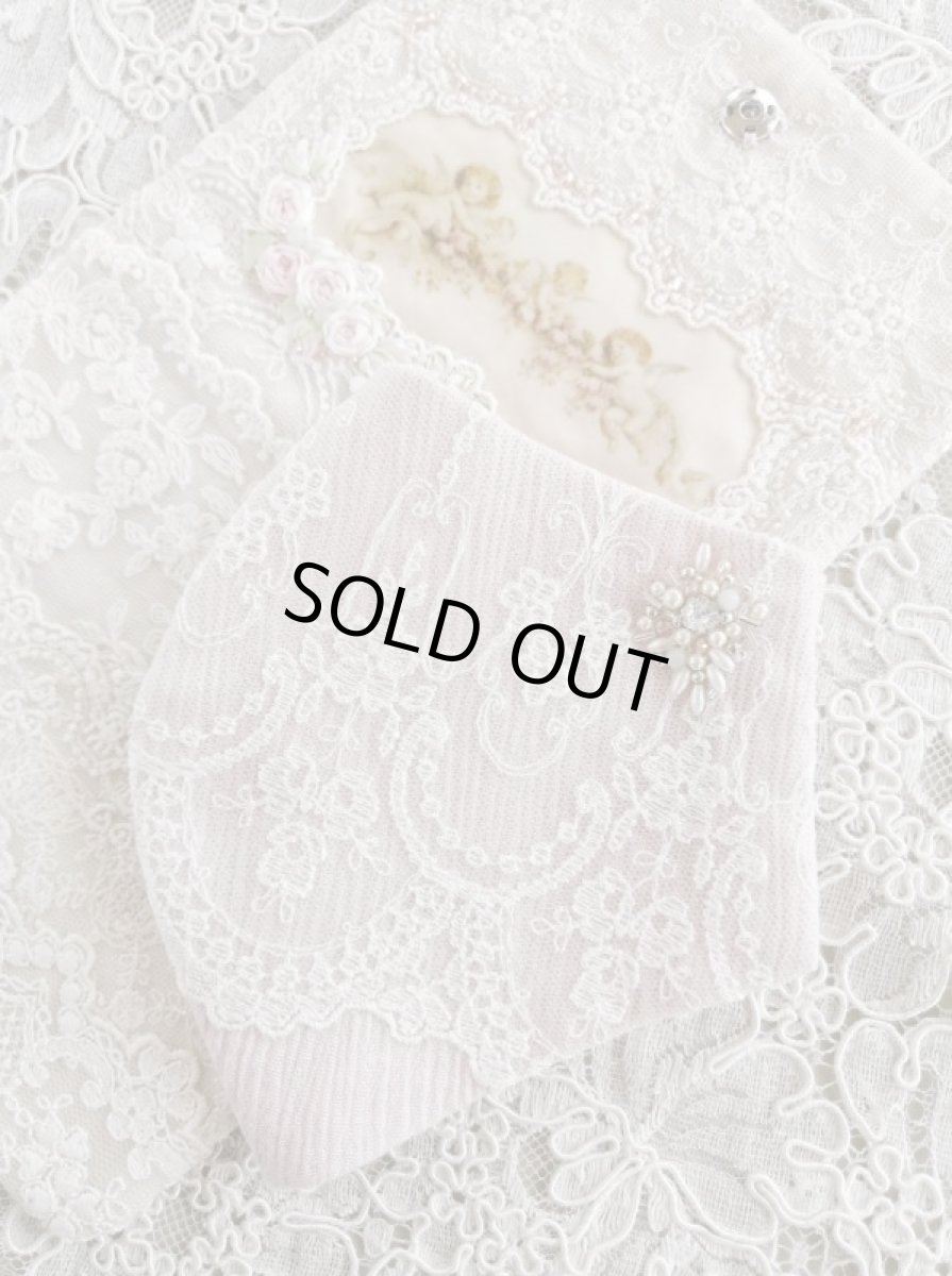 画像3: キラキラビジューのマスクとマスクケースG　完成品   (akiko) (3)