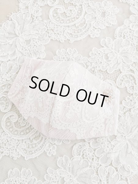 画像5: キラキラビジューのマスクとマスクケースG　完成品   (akiko) (5)