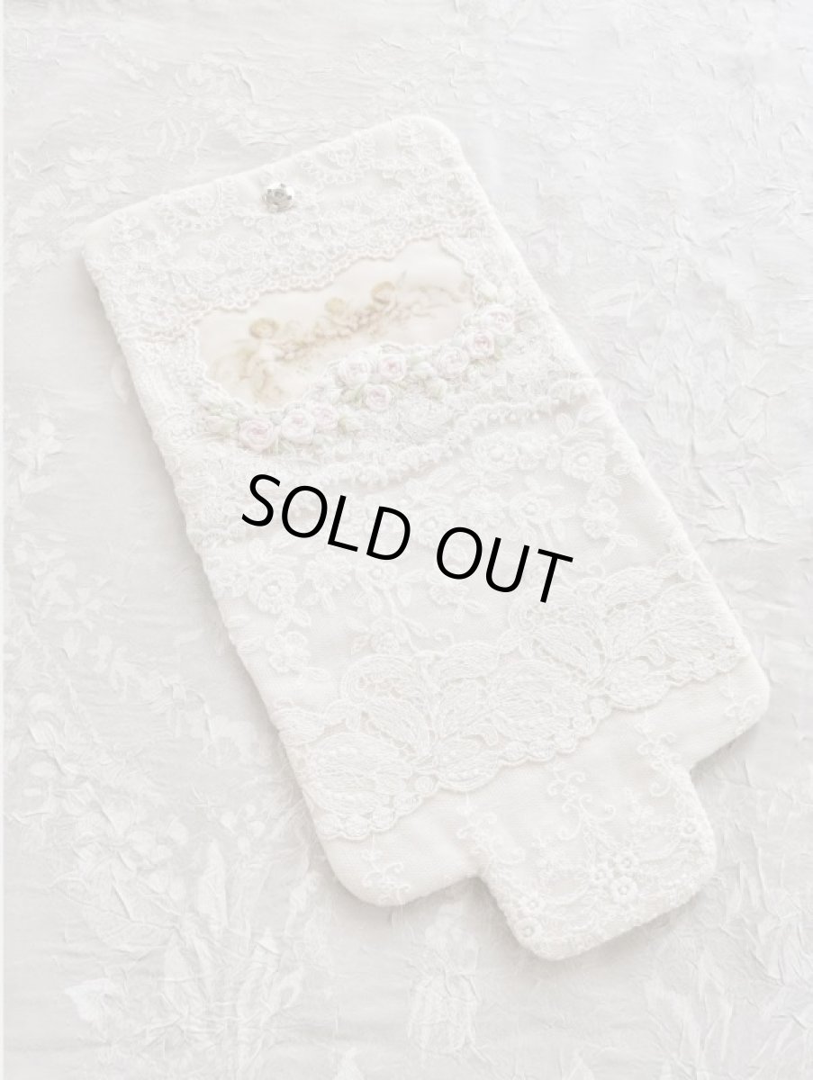 画像5: キラキラビジューのマスクとマスクケースE　完成品   (akiko) (5)