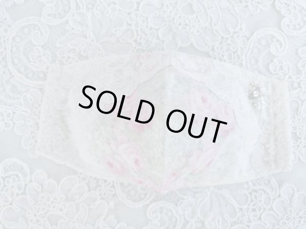 画像3: キラキラビジューのマスクK　完成品   (akiko) (3)