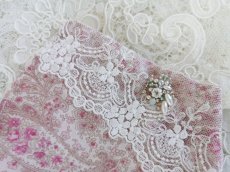 画像2: キラキラビジューのマスクL　完成品   (akiko) (2)