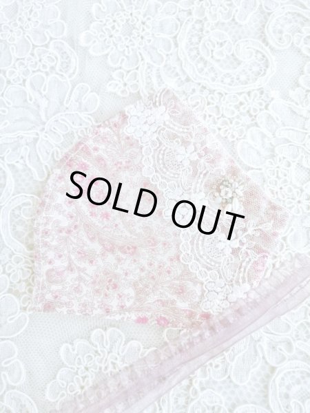 画像3: キラキラビジューのマスクL　完成品   (akiko) (3)