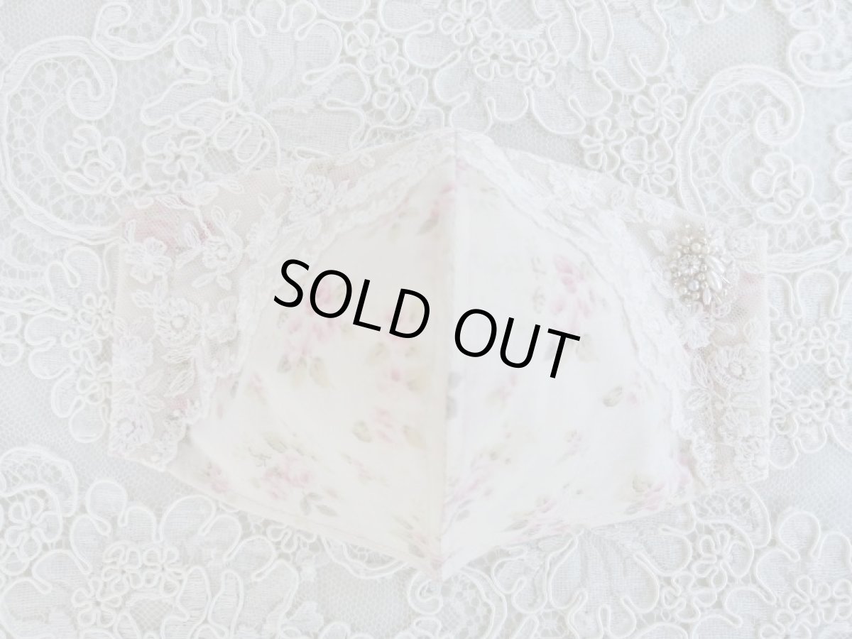 画像4: キラキラビジューのマスクM　完成品   (akiko) (4)