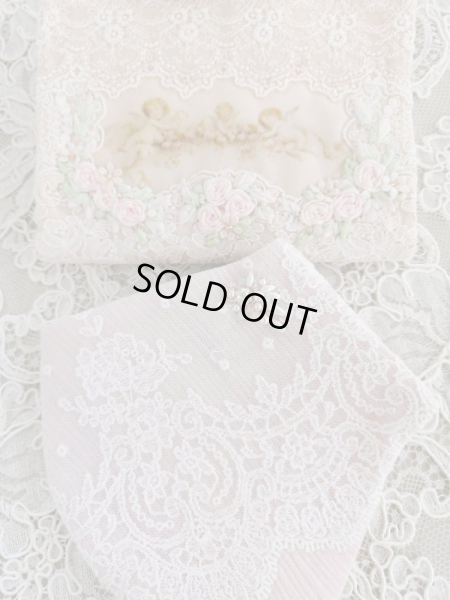 画像2: キラキラビジューのマスクとマスクケースO　完成品   (akiko) (2)