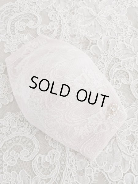 画像6: キラキラビジューのマスクとマスクケースP 完成品   (akiko) (6)