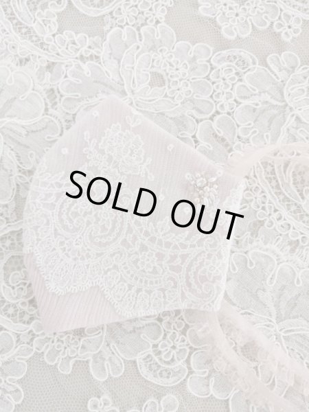 画像7: キラキラビジューのマスクとマスクケースO　完成品   (akiko) (7)