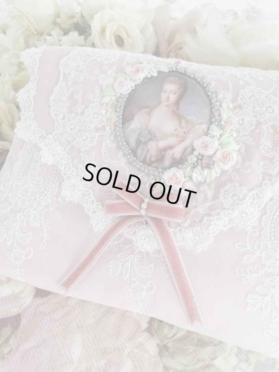 画像1: ポンパドール婦人のポーチ完成品　 (akiko) (1)