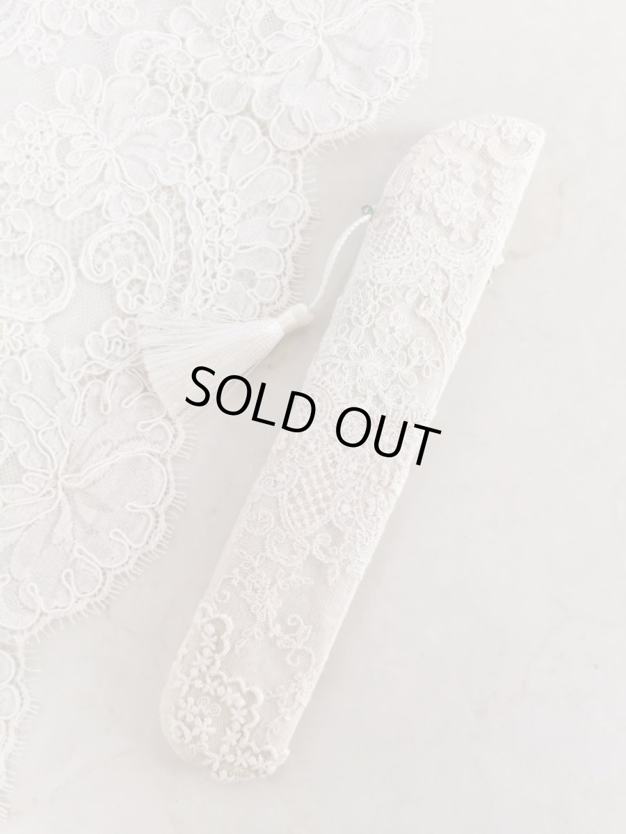 画像4: ヴィクトリアンなリボン刺繍の扇子ケース完成品  (akiko) (4)