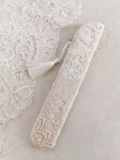 画像4: ヴィクトリアンなリボン刺繍の扇子ケース完成品  (akiko) (4)