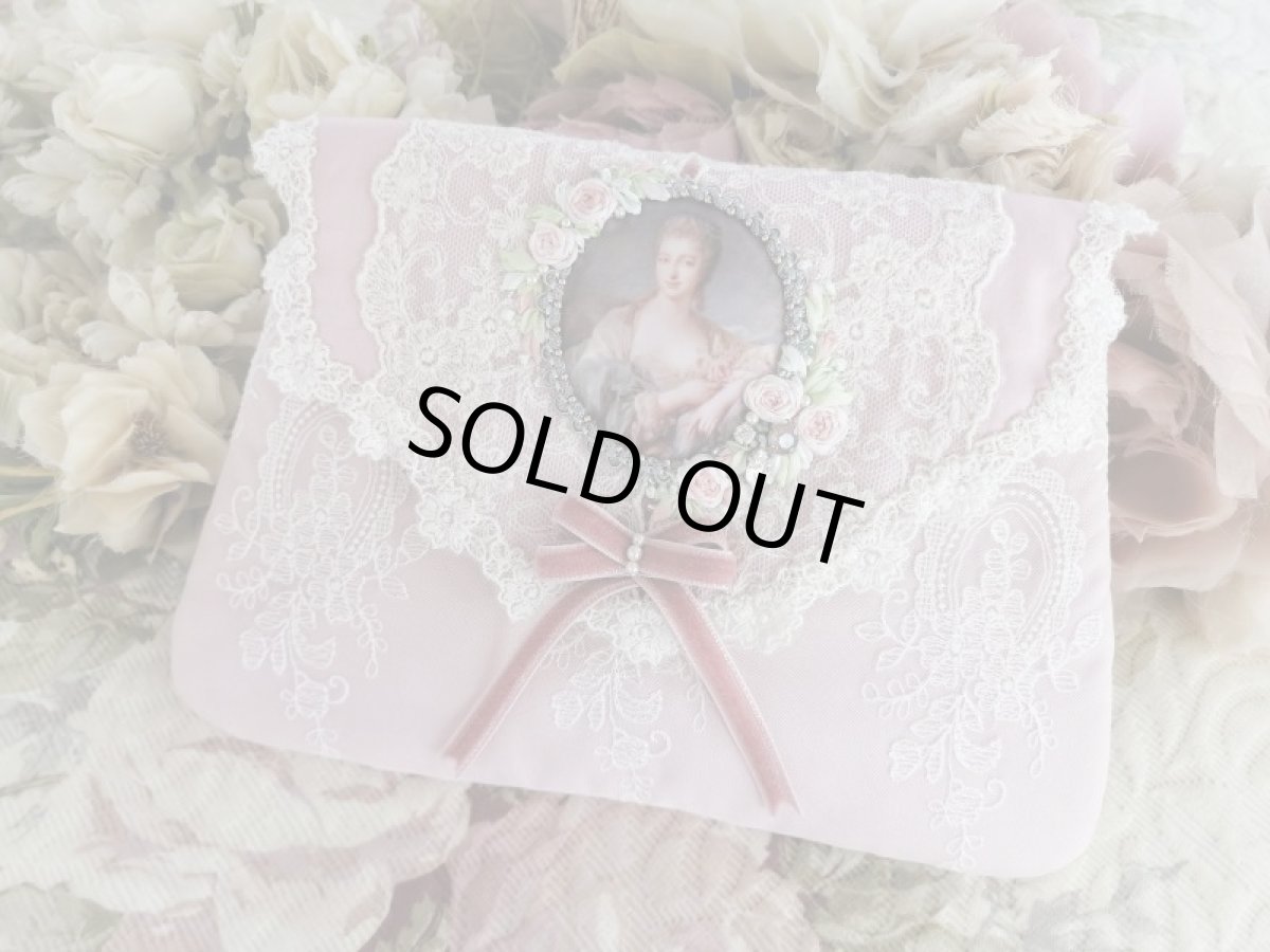 画像2: ポンパドール婦人のポーチ完成品　 (akiko) (2)