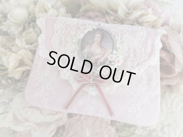 画像2: ポンパドール婦人のポーチ完成品　 (akiko) (2)