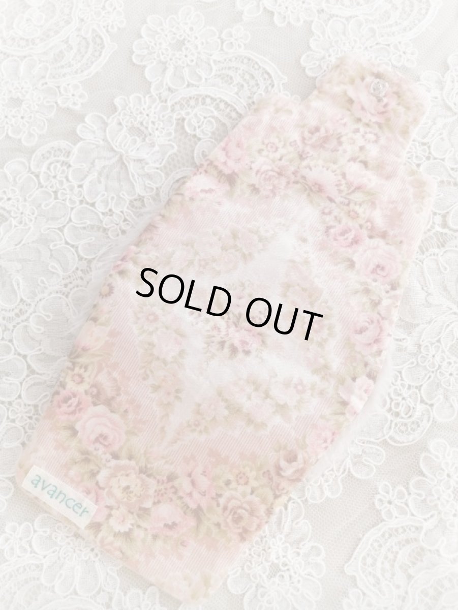 画像4: ふわふわモヘアのマスクケースとビジューマスク　E　完成品   (akiko) (4)