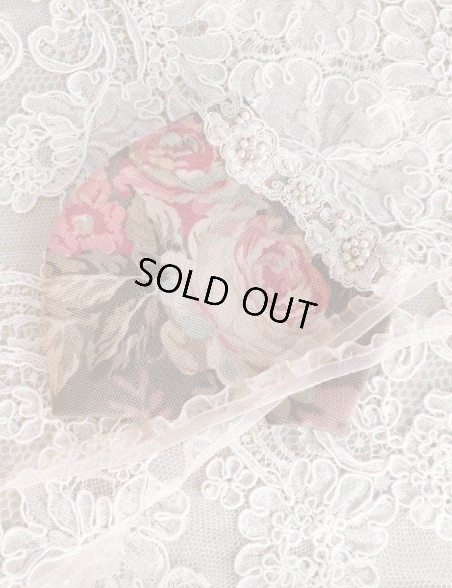 画像3: ふわふわモヘアのマスクケースとビジューマスク　A　完成品   (akiko) (3)