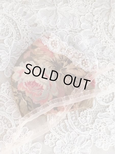 画像3: ふわふわモヘアのマスクケースとビジューマスク　C　完成品   (akiko) (3)