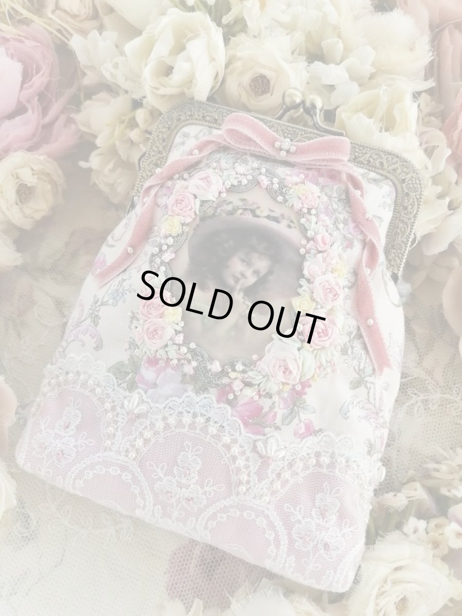 画像3: 帽子の少女のポーチ完成品d　 (akiko) (3)