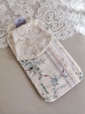 画像5: 不織布マスクも入れられちゃうエンジェルのマスクケースとレース柄マスクのセットB　完成品   (akiko) (5)