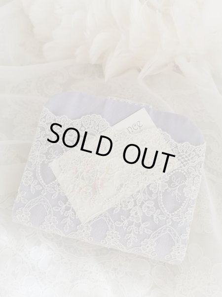 画像7: 不織布マスクも入れられちゃうエンジェルのマスクケースとレース柄マスクのセットC　完成品   (akiko) (7)