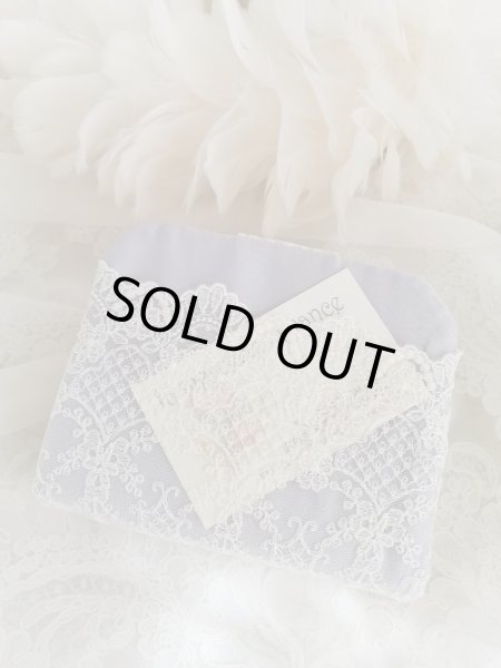 画像6: 不織布マスクも入れられちゃうエンジェルのマスクケースとレース柄マスクのセットB 完成品   (akiko) (6)