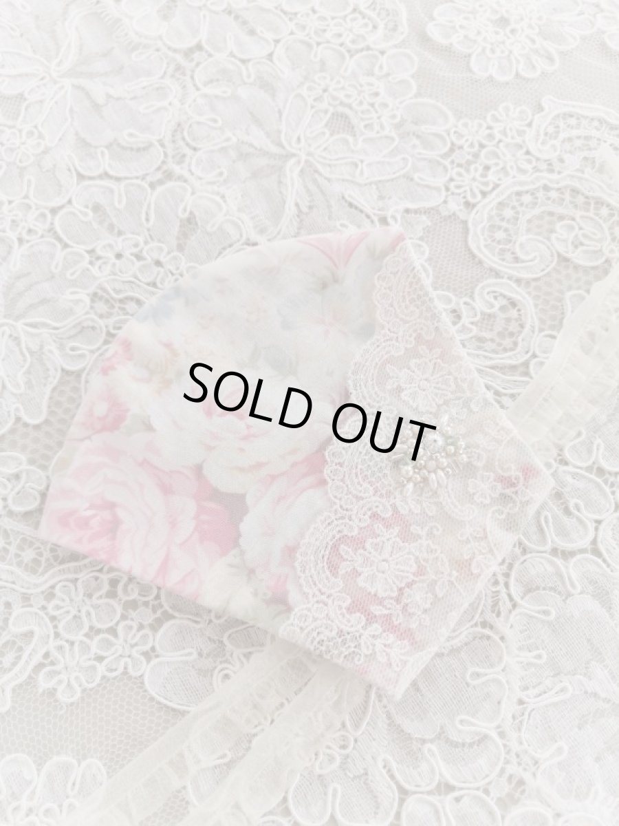 画像6: キラキラビジューのマスクとマスクケースA　完成品   (akiko) (6)