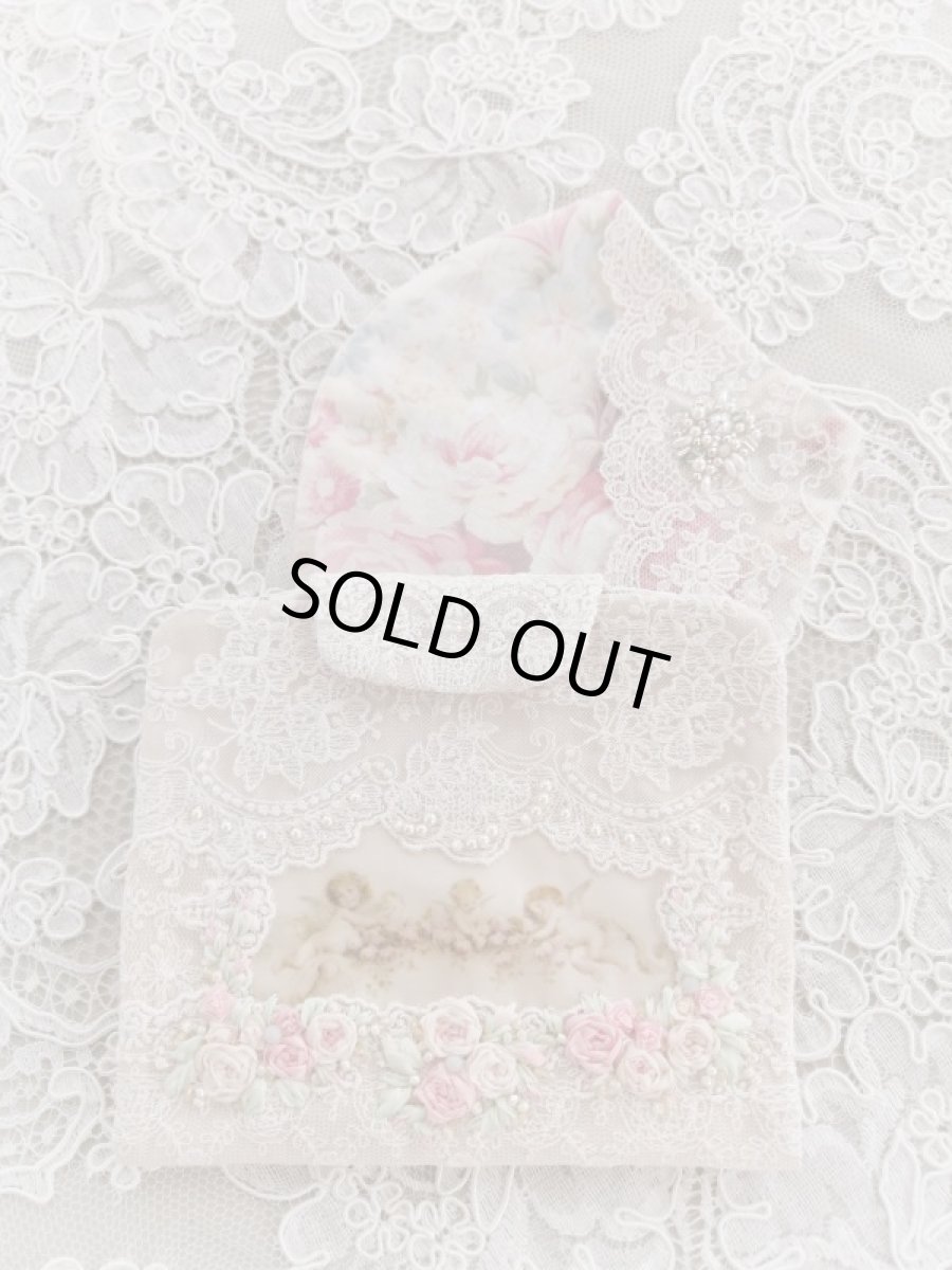 画像5: キラキラビジューのマスクとマスクケースA　完成品   (akiko) (5)