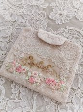 画像2: キラキラビジューのマスクとマスクケースA　完成品   (akiko) (2)