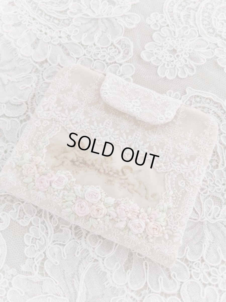 画像2: キラキラビジューのマスクとマスクケースB　完成品   (akiko) (2)