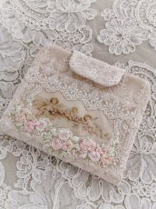 画像2: キラキラビジューのマスクとマスクケースB　完成品   (akiko) (2)