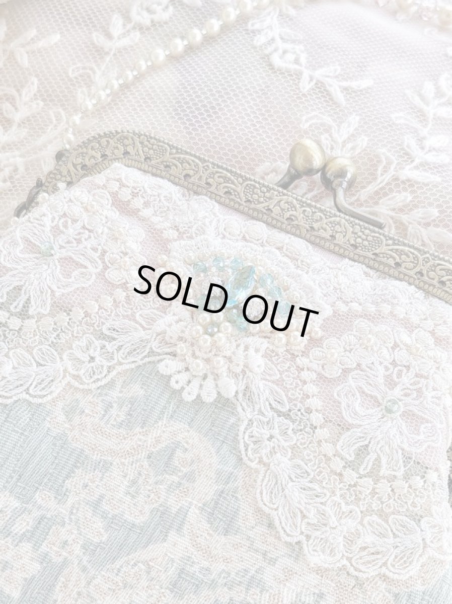 画像2: バッグにかけられるポーチ完成品 F　 (akiko) (2)