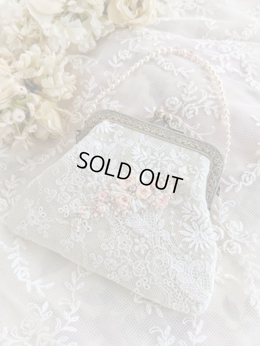 画像1: バッグにかけられるポーチ完成品 B　 (akiko) (1)