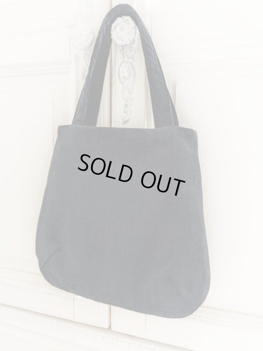 画像3: 黒別珍ビジューたっぷりエレガントバッグ　完成品 A　 (akiko) (3)