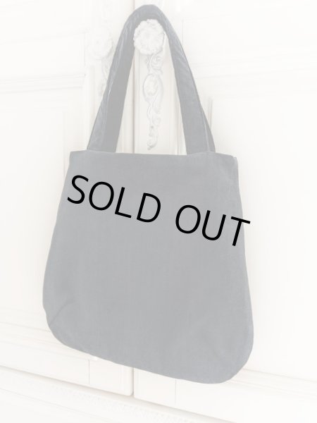 画像3: 黒別珍ビジューたっぷりエレガントバッグ　完成品 A　 (akiko) (3)