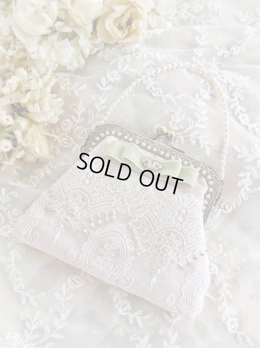 画像1: バッグにかけられるポーチ完成品 E　 (akiko) (1)