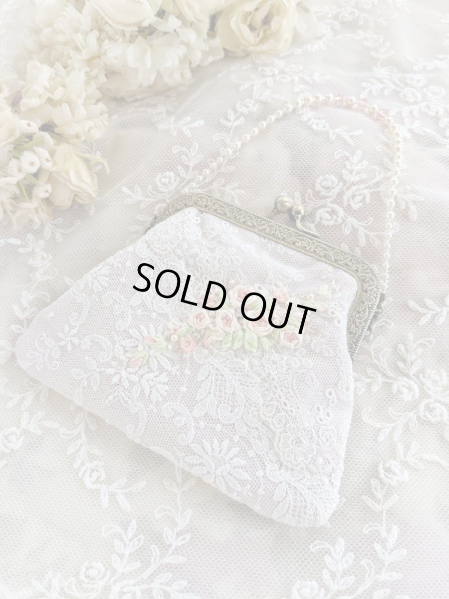 画像1: バッグにかけられるポーチ完成品 A　 (akiko) (1)