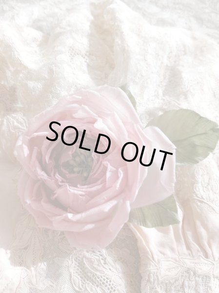 画像2: 布花　〜クラシカルローズのコサージュ〜 (2)