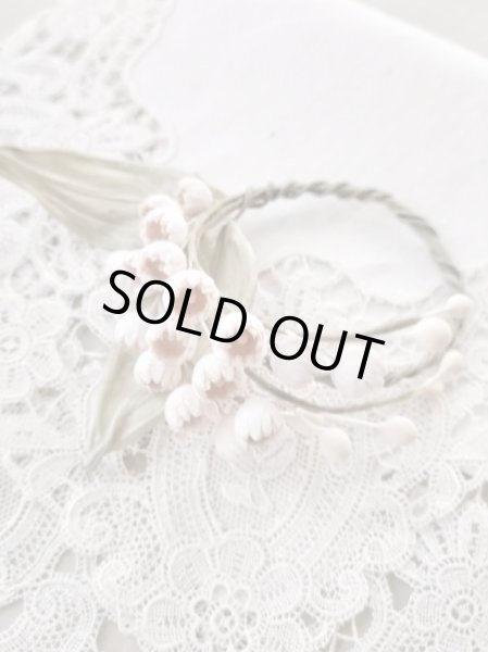 画像3: 布花　〜スズランの小さなリース〜 (3)