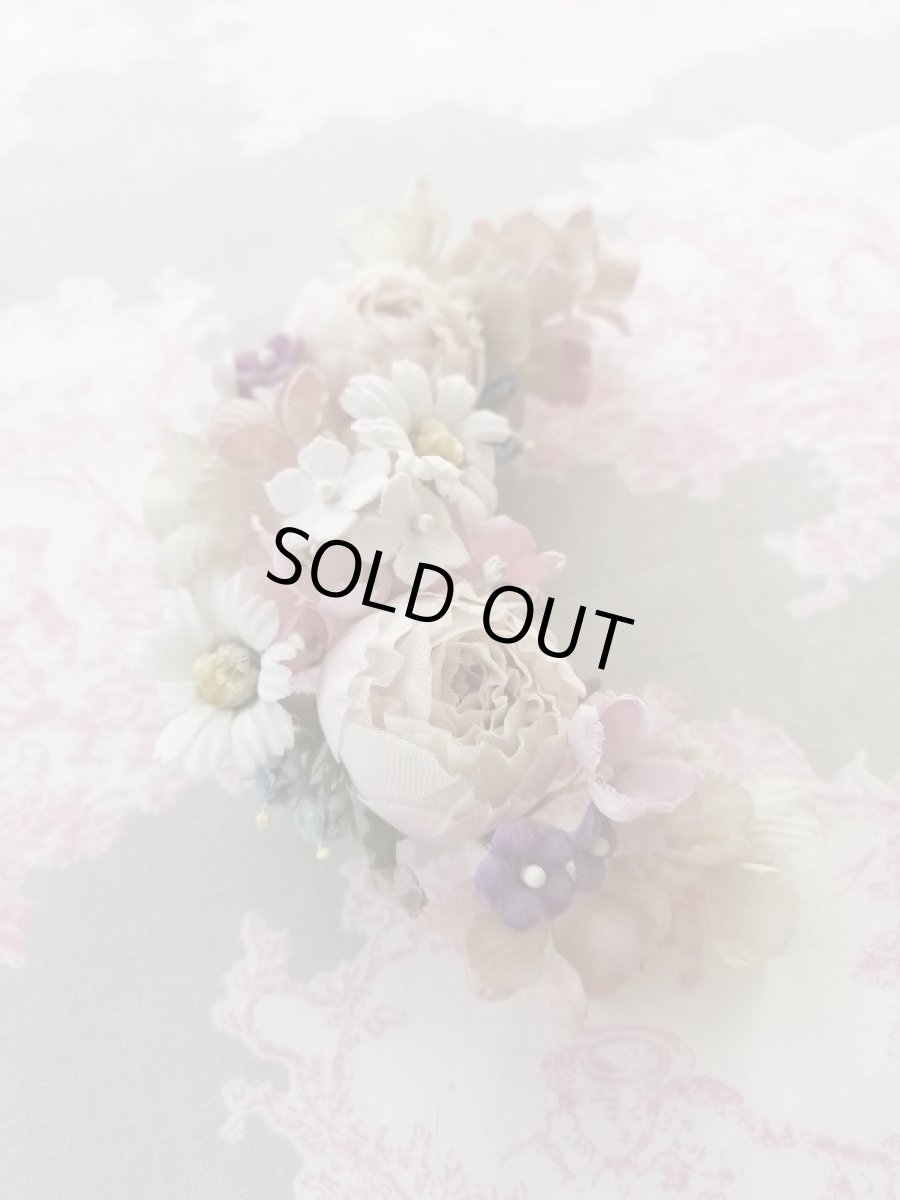 画像3: 布花　〜クレッセントリース〜 (3)