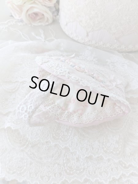 画像2: 再販【キット】ピンクリボンのバスケット (2)