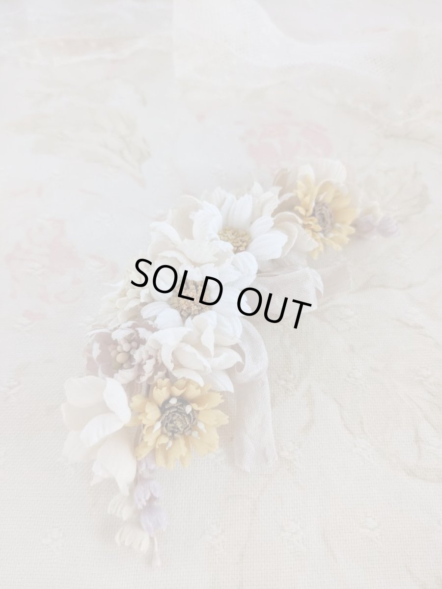 画像2: 布花　〜クレッセントリース〜 (2)